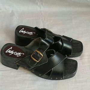 Crayons Sandals 10 M Made in Italy Leather Heel